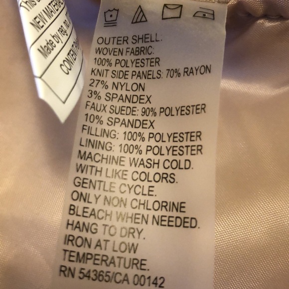 ALIA QUILTED VEST BEIGE SIZE 12P LIGHT FULLZIP 2 POCKET VERY GOOD CONDITION #016 - Picture 12 of 14